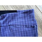 Betabrand  XL Powerdown Skinny Purple Print Yoga Slacks Pants Stretch Leggings Photo 2