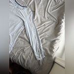 Title Nine Grace Shirt Womens XL Blue Heather Long Sleeve Ruched Gorpcore Hiking Photo 11