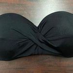PINK - Victoria's Secret PINK Victoria’s Secret Black Strapless Bikini Top Size Large Photo 0