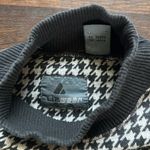 Liz Wear  Vintage Mock Neck Long Sleeve Top Houndstooth Small Photo 3