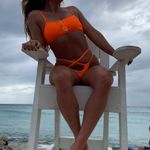 SheIn Orange Bikini Photo 0