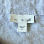 J. Jill Pure Jill 100% Linen Lagenlook Natural Shift Dress Farmhouse Cottage M Blue Size M Photo 2