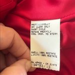 Gunne Sax VTG Jessica McClintock Lipstick Red Formal Gown Size 5/6 Crinoline Photo 10