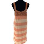 Free People  Womens Sayulita Crochet‎ Striped Dress Sleeveless Orange Cream XS Photo 2