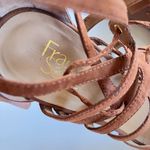 Franco Sarto Mollie Vegan Leather Wedge Sandals Womens Size 10M Brown Shoes Photo 3