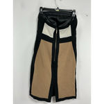 Womans NY & Co Stretch Strapless Mini Dress 6 Multicolor Back Zip Slit Black Photo 1