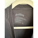 Sublime  Band T-shirt Black Sun Graphic Size Large Unisex Fit and Style Photo 3