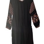 Loft Ann Taylor Viscose Embroidered Boho Romper Shorts Q13 Photo 3