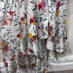 Zimmermann Zimmerman White Linen Midi Wrap Dress in Floral Elka Vine Size 0 AU EUC Photo 7