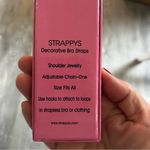 Strappy’s Rhinestone Silver Bra Straps New! Photo 2