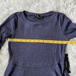 Lulus Women’s Fit and Fair Ribbed Knit Long Sleeve Denim blue size Small NWT Photo 4