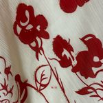 Clara Yoon Floral Babydoll Dress Y2K Coquette Cottagecore Size Small Red Photo 8