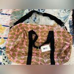 ORLA KIELY Sixties Stem Print Packaway Kit Duffel Bag BNWT Pink Photo 6
