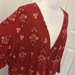 Torrid  Red Floral Jersey Wrap Dress Photo 6