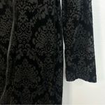 Rachel Roy Black Burnout Floral Long Sleeve Zipper Tulip Sheath Dress Size XL Photo 10