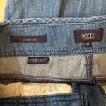 NYDJ Blue Wide-Leg Jeans Photo 2