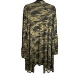 Myesper California Camouflage Open Front Cardigan Kimono Rayon Spandex 3X Camo Green Photo 3