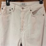 AGOLDE  High Rise Straight Leg 90's Button Fly Jeans White Size‎ 26 Photo 1