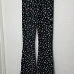 Nasty Gal NWOT  Hight Waist Black and White Star Print Flare Pants size 4 Photo 2