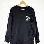 Lululemon x Qualtrics Black Crewneck Sweatshirt Women’s Medium Photo 0