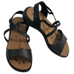 NEW Romika Women’s Ibiza Schwarz Black Leather Casual‎ Ankle Strap Shoes EU 37 Size 6 Photo 2