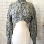 ZARA Chunky Knit Cropped Sweater Photo 0