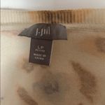 J.Jill silk overlay watercolor floral sweater Photo 2