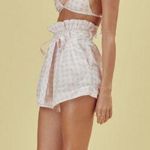 For Love & Lemons NBW Lotti Gingham Swim Top Photo 1