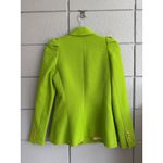 NWT Women’s Designer Smythe Box Pleat Blazer in Lime Green size 2 Maximalist Photo 4