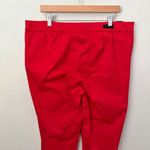 Kut From The Kloth  | Tapered Trouser Cropped Cherry Red Ankle Pull On Pants | 16 Photo 4