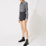 Maje  Isac Two-In-One Romper Turin Down and Shorts Photo 2