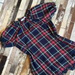 Hill‎ House Katherine Tartan Plaid Holiday Mini Nap Dress Navy Size XS Blue Photo 4