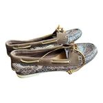 Sperry  Top-Sider Women's Firefish Boat Shoes Brown Python Print Leather Size 6​ Photo 2