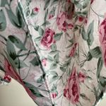 Honors Intimates Vintage Pajama Top Satin Silky Rose Pink Floral Nightwear Sz M Size M Photo 7