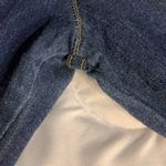 Frankie B Y2K Jumpsuit Dark Wash Denim Zip up Large Inseam 30 inches Blue Photo 4