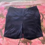 black camo biker shorts high waisted Photo 2