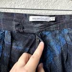 See By Chloe Silk Abstract Trouser Pants Photo 6