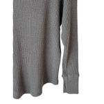 Aerie Offline By Waffle Knit Sweater Womens Size XXS Gray V Neck Long Sleeve NWT Photo 4