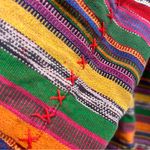 Chico's Design size 2 Colorful Striped Shirt Jacket button down Red Size L Photo 2