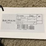 Balmain  Button-embellished Metallic Tweed Skirt size 42 Photo 1