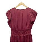 Evereve NWT Roan + Ryan Tallulah Holiday Midi Dress in Burgundy Wine Size Small Photo 6