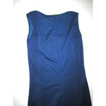 New Womens 6 NWT Designer Mary Jane Italy 40 Dress Dark Blue Sleeveless Navy Photo 2