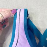 Fabletics Belle High Impact Sports Bra Purple & Teal Green Size Small Photo 4