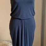 Athleta Women’s Jersey Sleeveless Racerback Draped Front Athleisure Midi Dress Photo 0