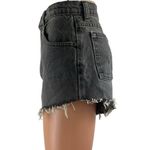 Levi's  531 Womens Black High Waisted Cut Off Frayed Raw Hem Denim Jean Shorts 26 Photo 1