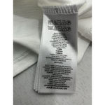 Michael Kors womans  Pullover Shirt L White Long Sleeve Silver Accent Scoop Neck Photo 4