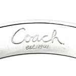Coach Signature C Logo Silver Tone Bangle Bracelet NWT Photo 3