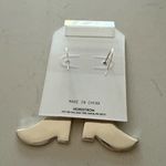 Leith Nordstrom  Cowboy Boot Drop Earrings - Silver Tone‎ - NWT Photo 4