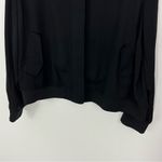 City Chic  Black Bomber Jacket Zip Up M/18 Photo 2