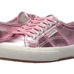Superga 2750 Cotmetu Pink Metallic Shiny Sparkly Glittery Low-Top Shoes Sneakers Photo 1